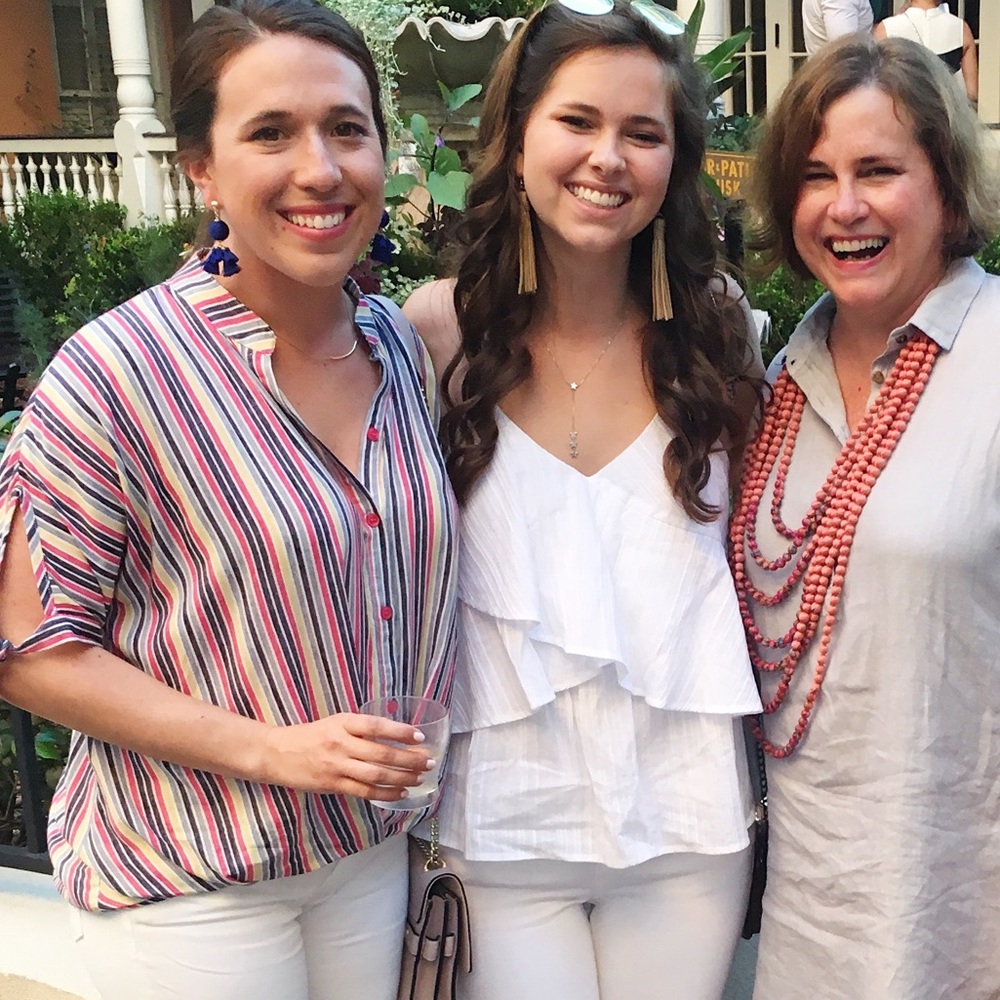 White layered tank top